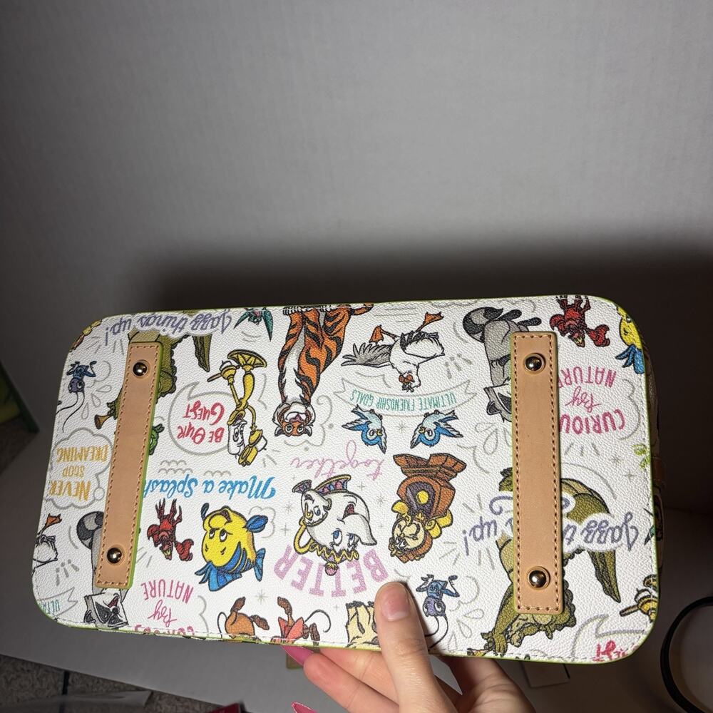 New Disney Dooney & Bourke Sidekicks Passholder Satchel Bag - Picture 6 of 9
